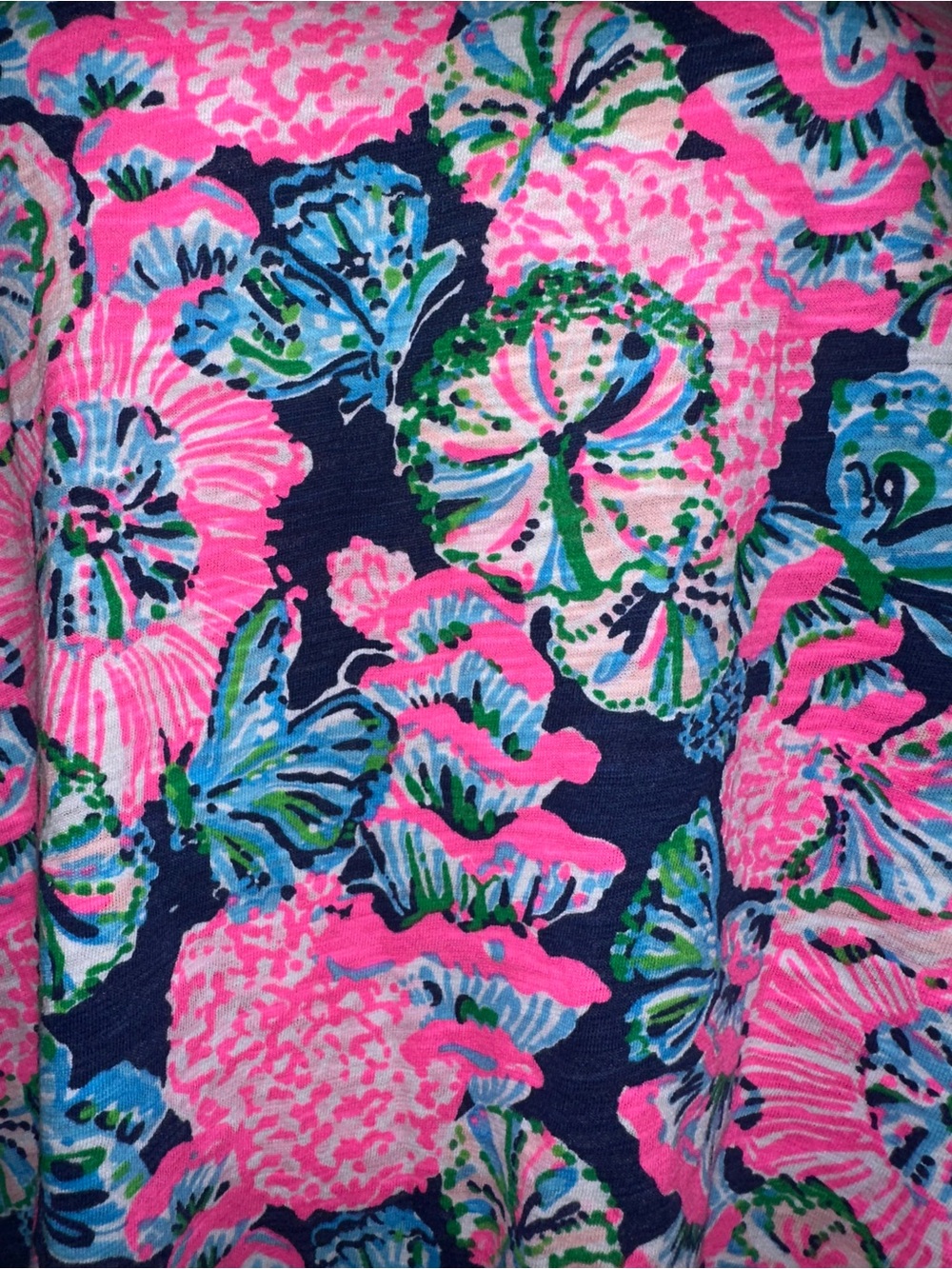 Lilly Pulitzer Cotton Etta Scoop Neck Tee - Picture 2 of 8